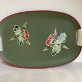 Glitter flower tray handles scoubidou Japan