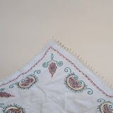 Small embroidered tablecloth