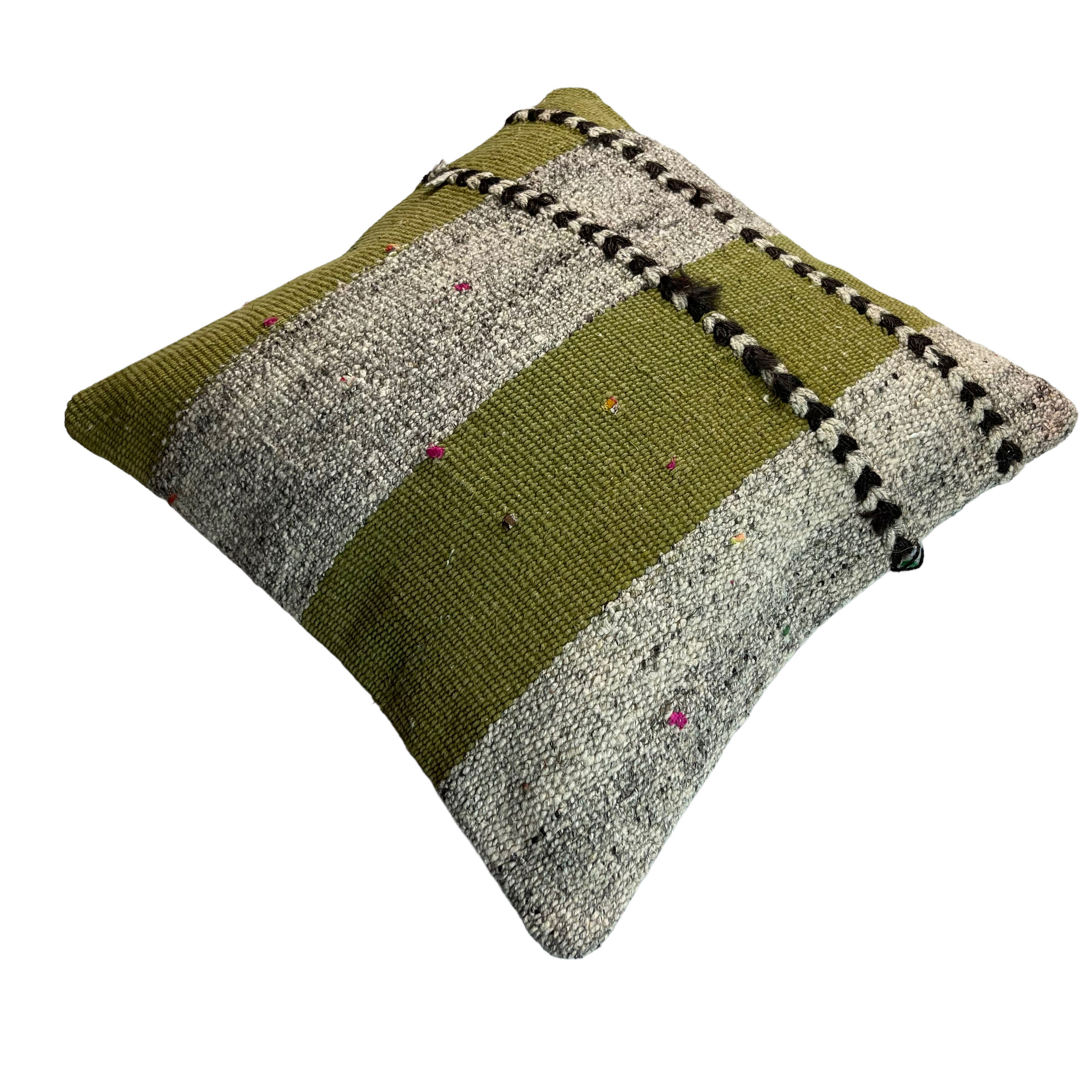 Vintage turkish kilim cushion cover 40 x 40 cm