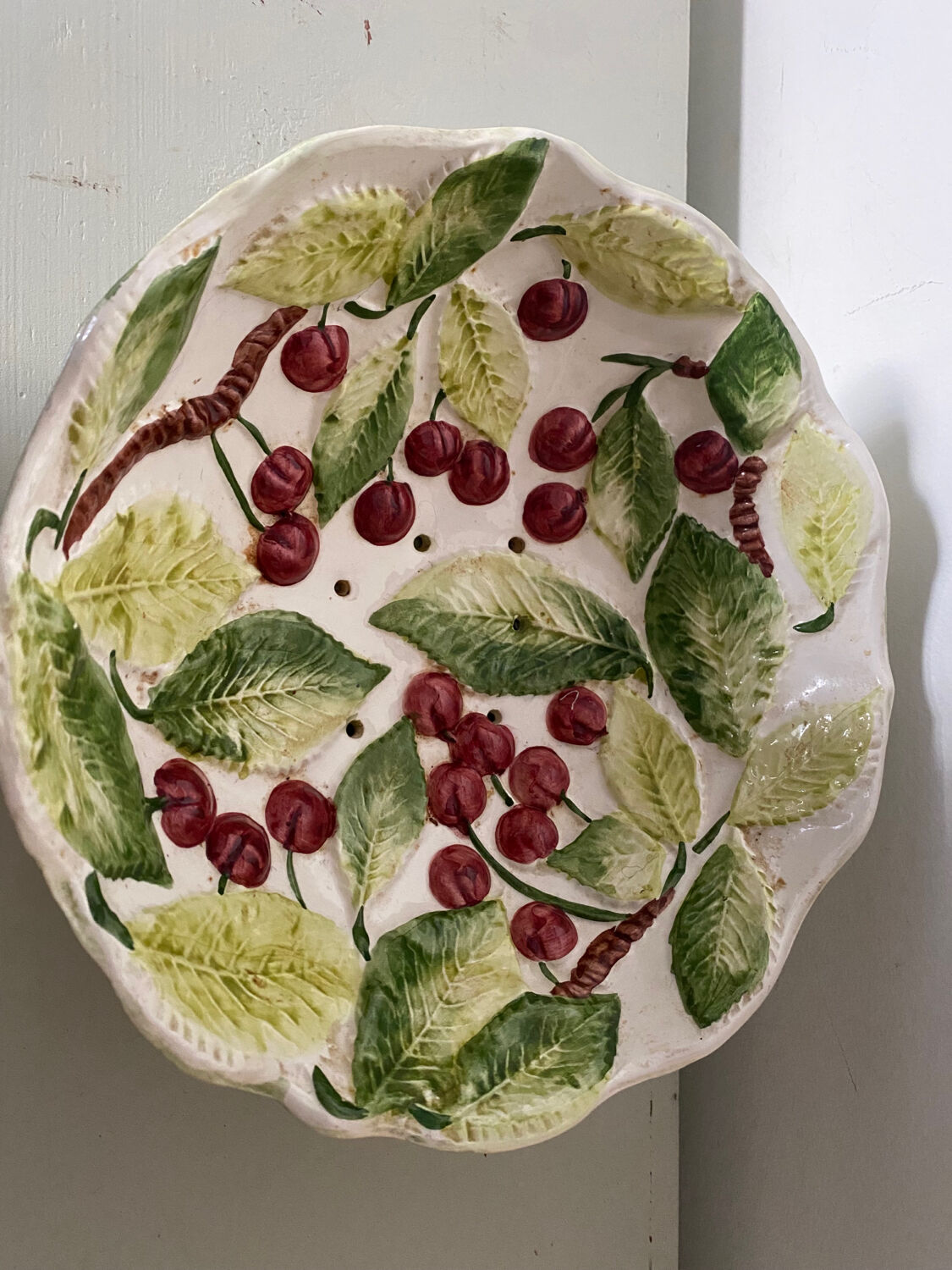 Cherry slurry salad bowl