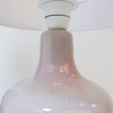 Pair of vintage ceramic table lamps with a two-tone finish - 1980s