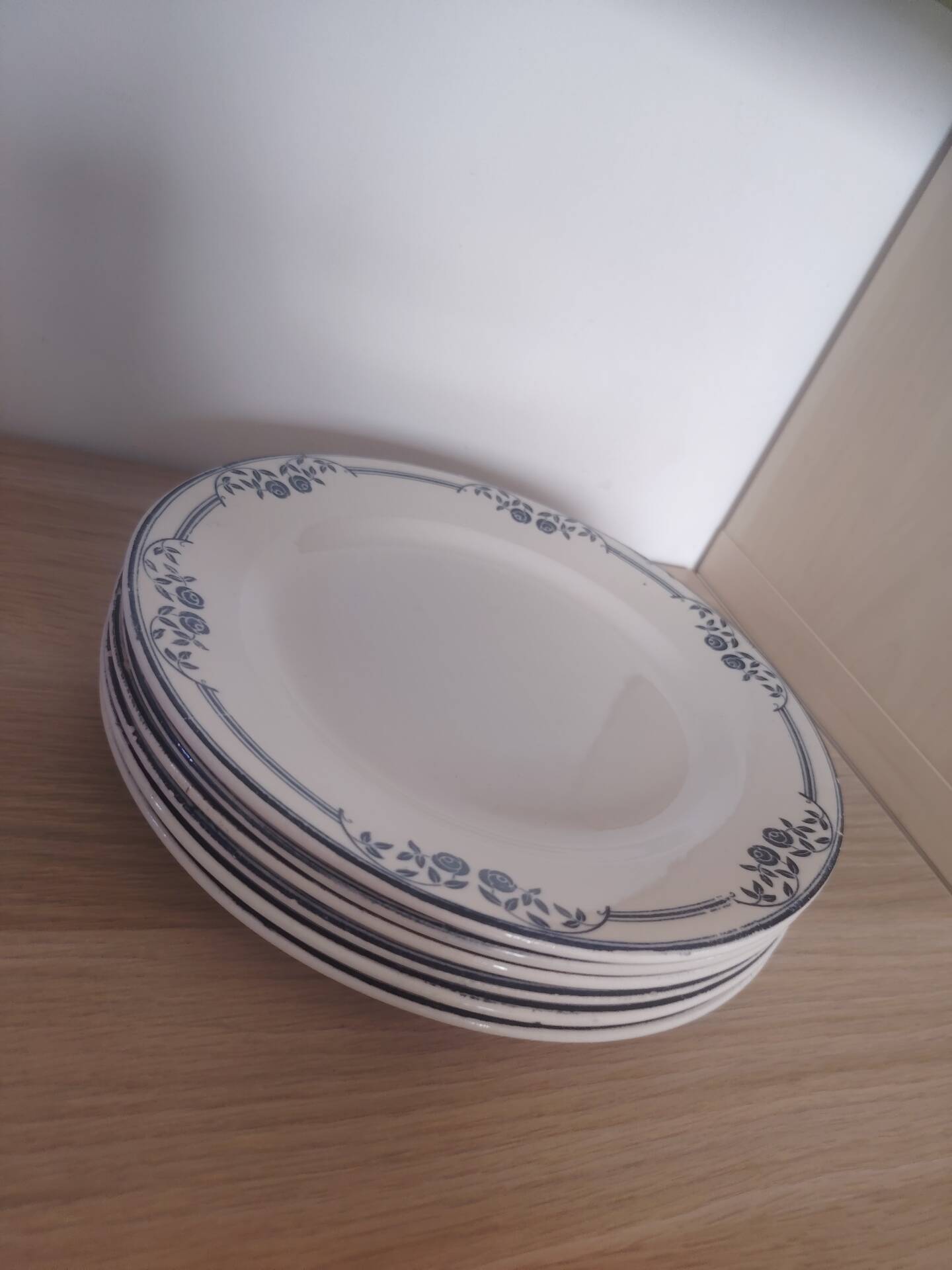 Flat plates ironstone Saussure