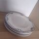 Flat plates ironstone Saussure