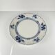 Round plate Terre de Fer KG Lunéville, model "Jane", blue, 1890-1915