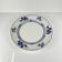 Round plate Terre de Fer KG Lunéville, model "Jane", blue, 1890-1915