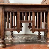 Indonesian carved teak bench