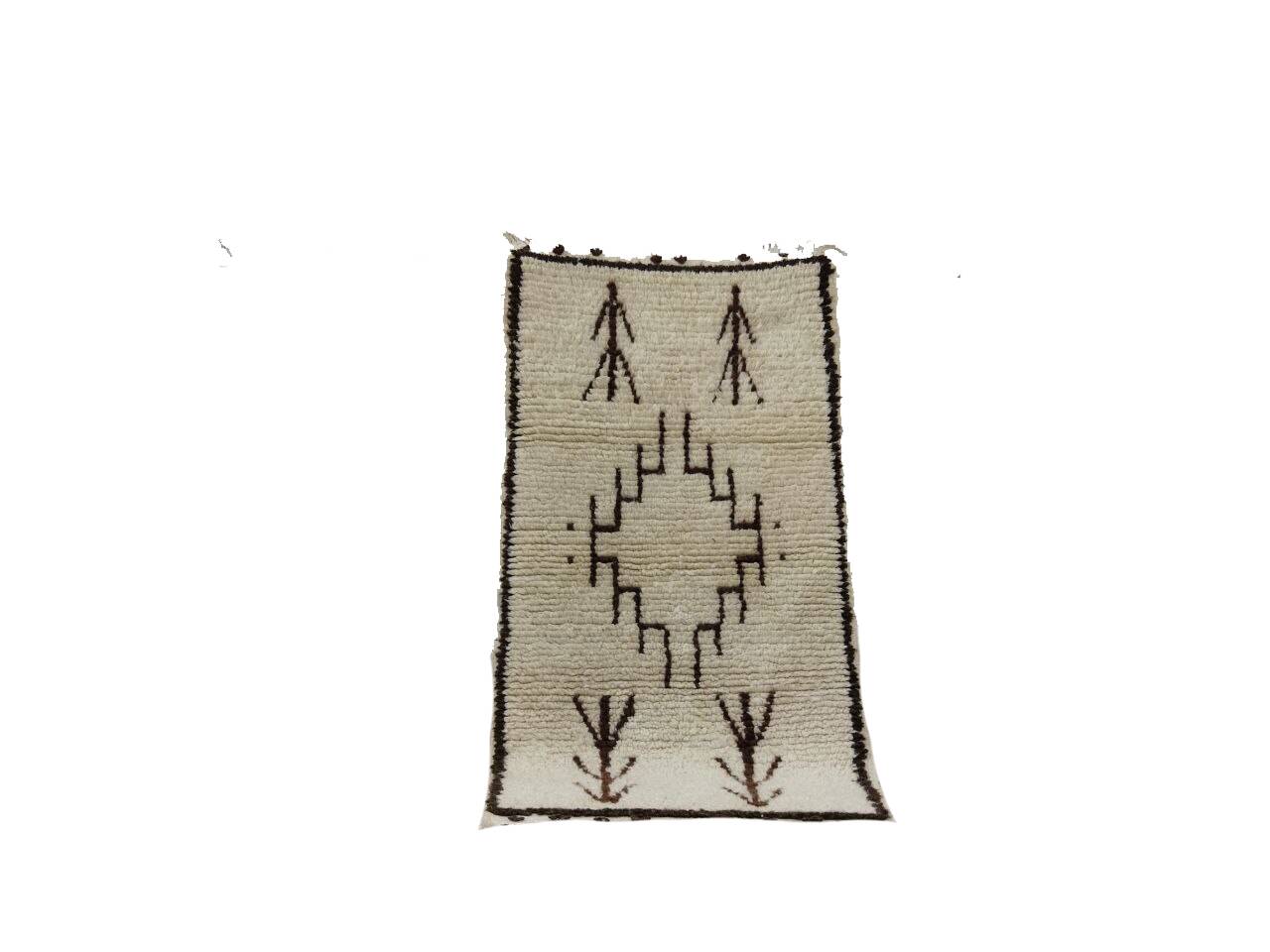 Handcrafted Moroccan Berber Rug 133 X 70 CM