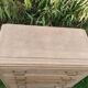 Commode vintage ancienne pieds compas