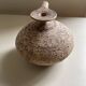 Antique Mediterranean terracotta jar H12.5cm