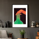 Poster A3 "Green Vase"