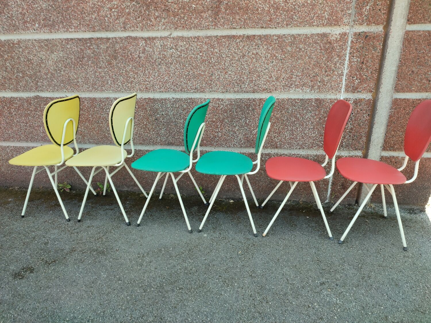 6 chaises vintage Henriette
