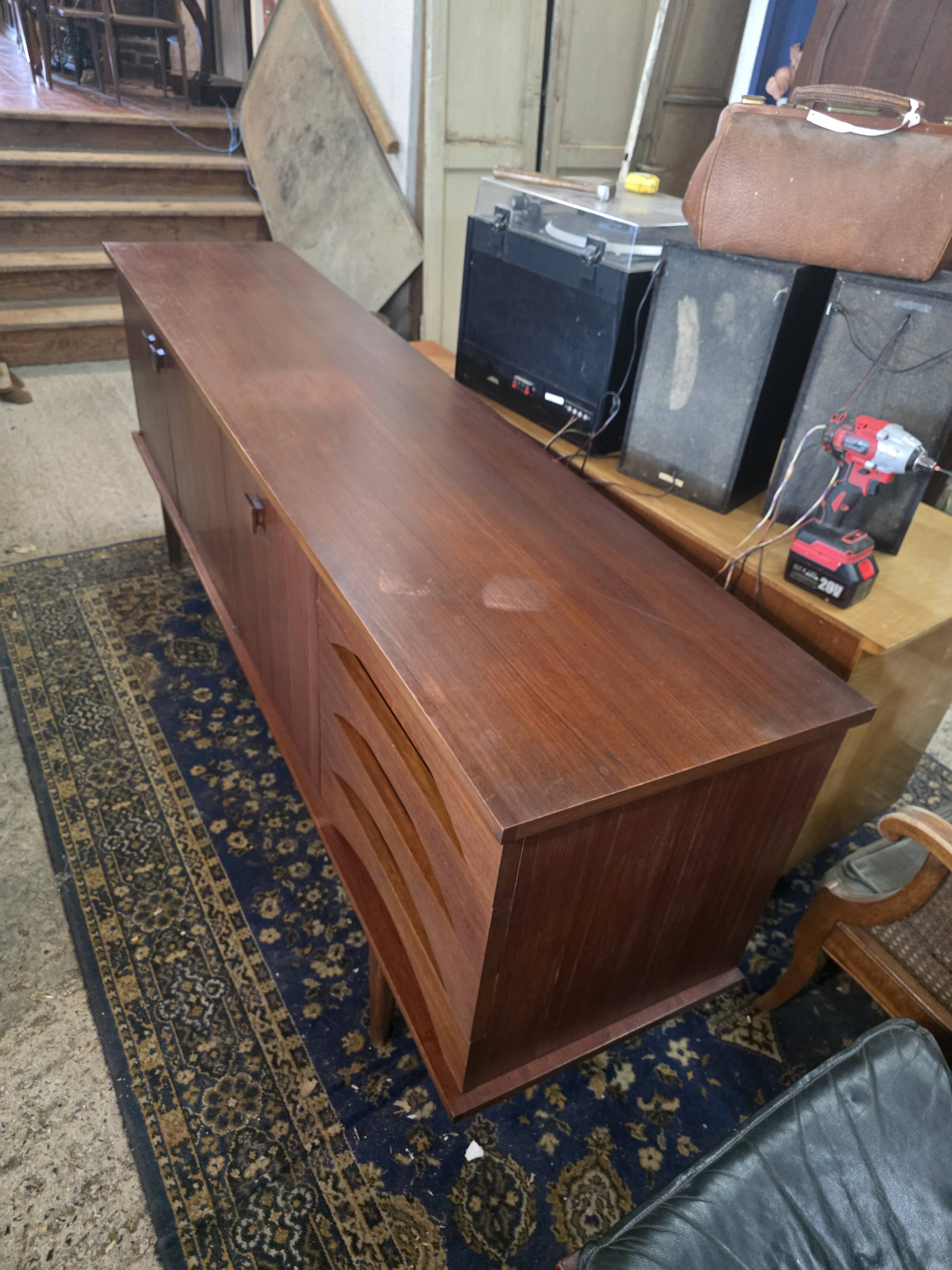 Scandinavian teak sideboard from the 1960s.