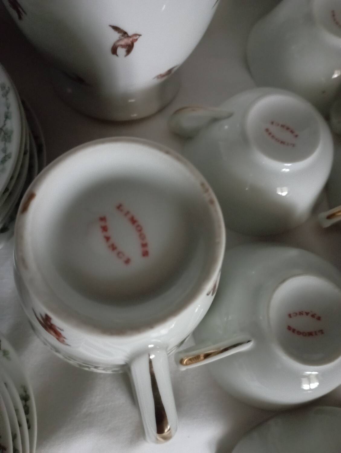 Limoges coffee service