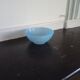 Bol en verre Huilor Dulcine bleu coupelle