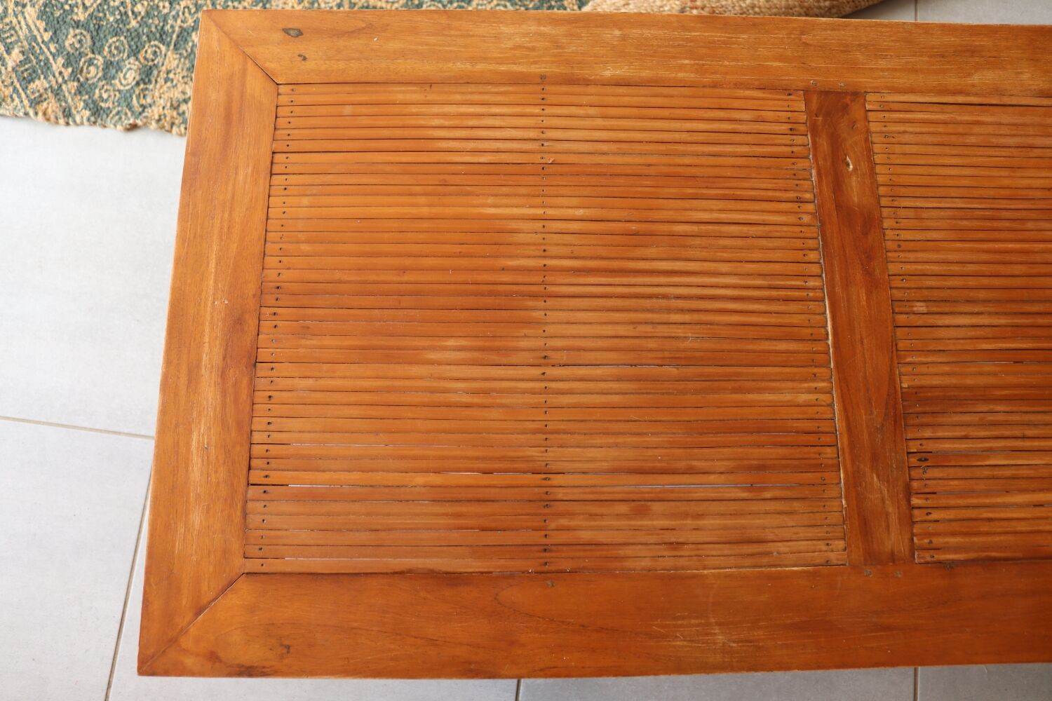 Table basse vintage en bois
