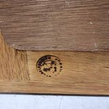 Oak Mirror by Oisterwijk, 1990s, Vintage