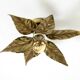Beautiful brass ceiling or wall lamp from the 1970s by Willy Daro