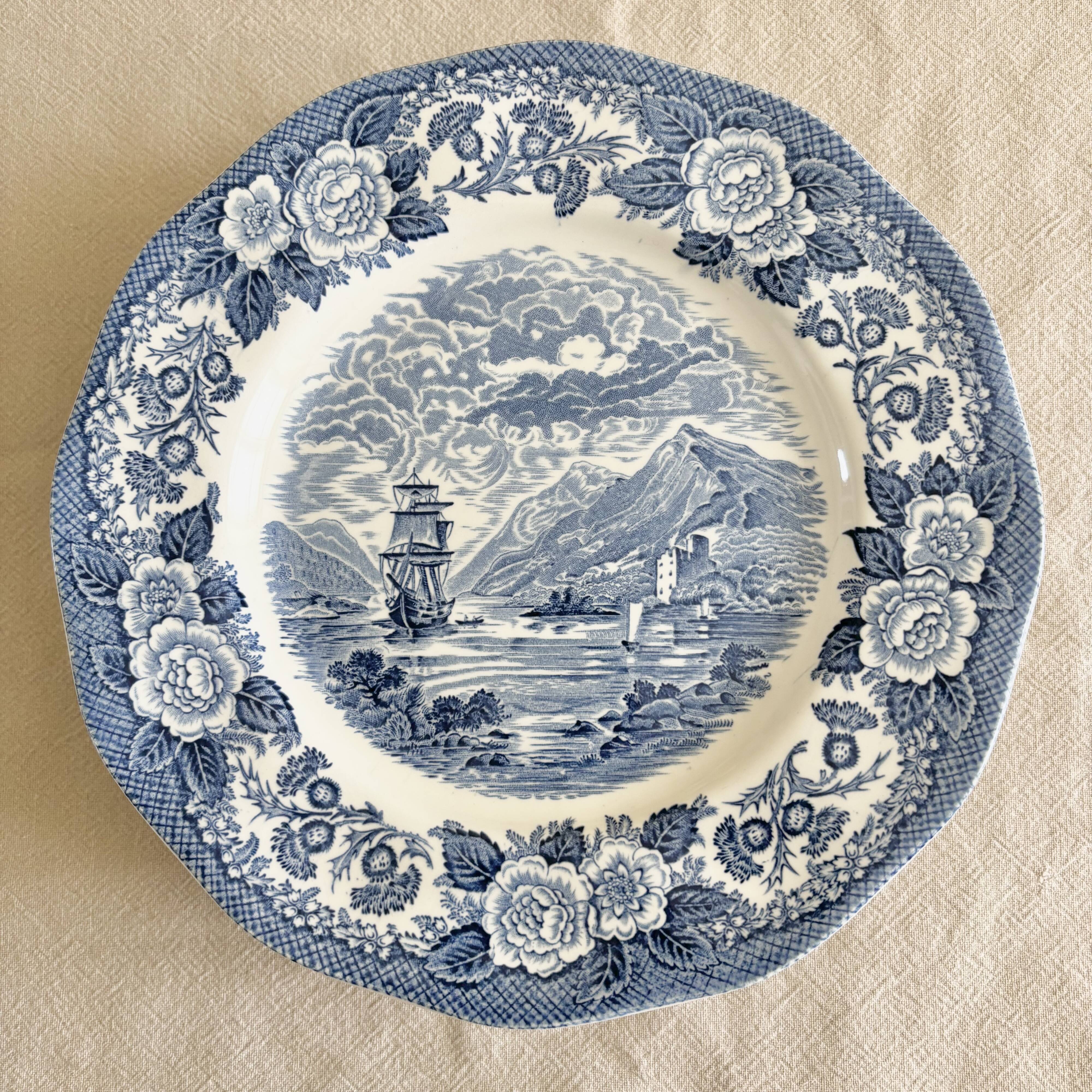 Old English dinner plates