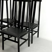 Mid-Century Set of four Zea dining chairs by Annig Sarian for T70. Italy 1980s