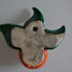 Orange in ceramic signs albert ferlay in vallauris around 1960