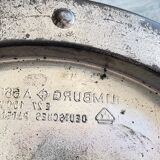 Semi-crystal ceiling lamp design german vintage