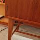 Vintage Scandinavian teak sideboard with writing surface, 1960s.
