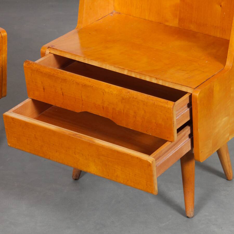 Pair of vintage bedside tables dating from the 1960s