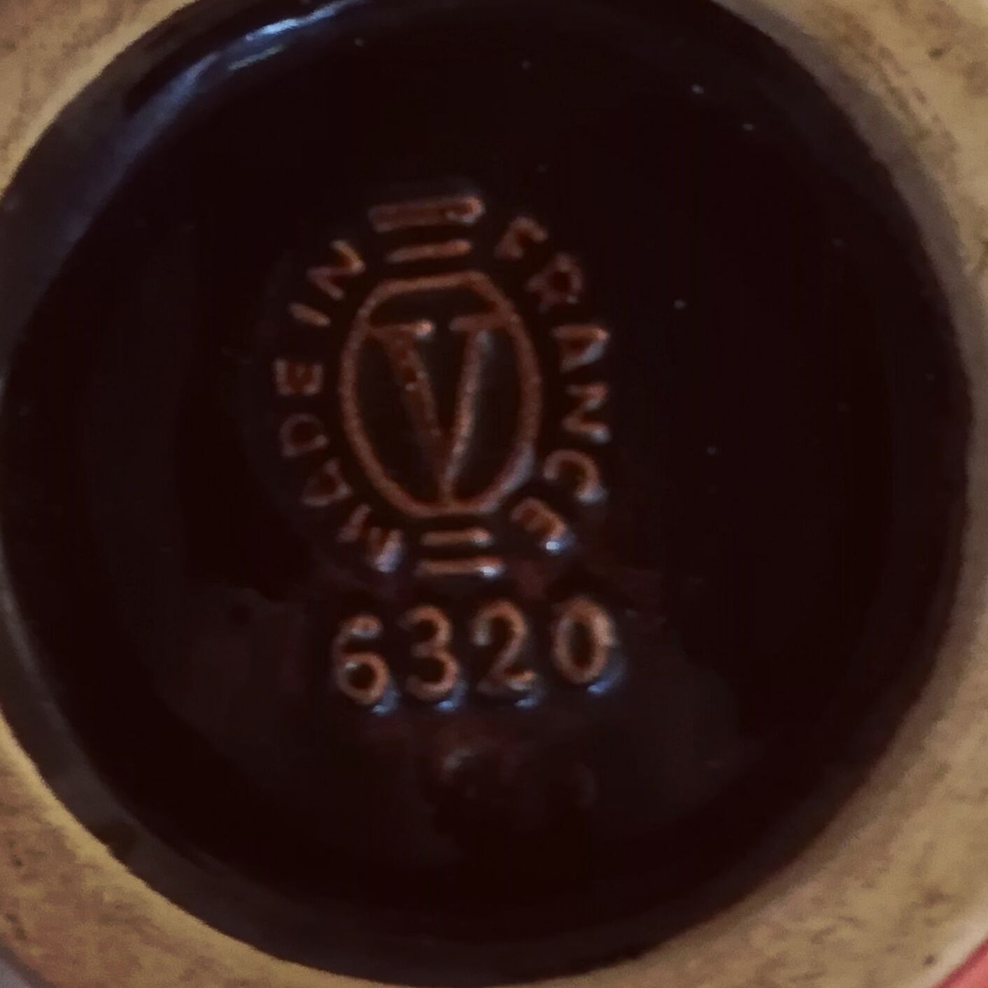 Ceramic vase produced Verceram 50-60 years