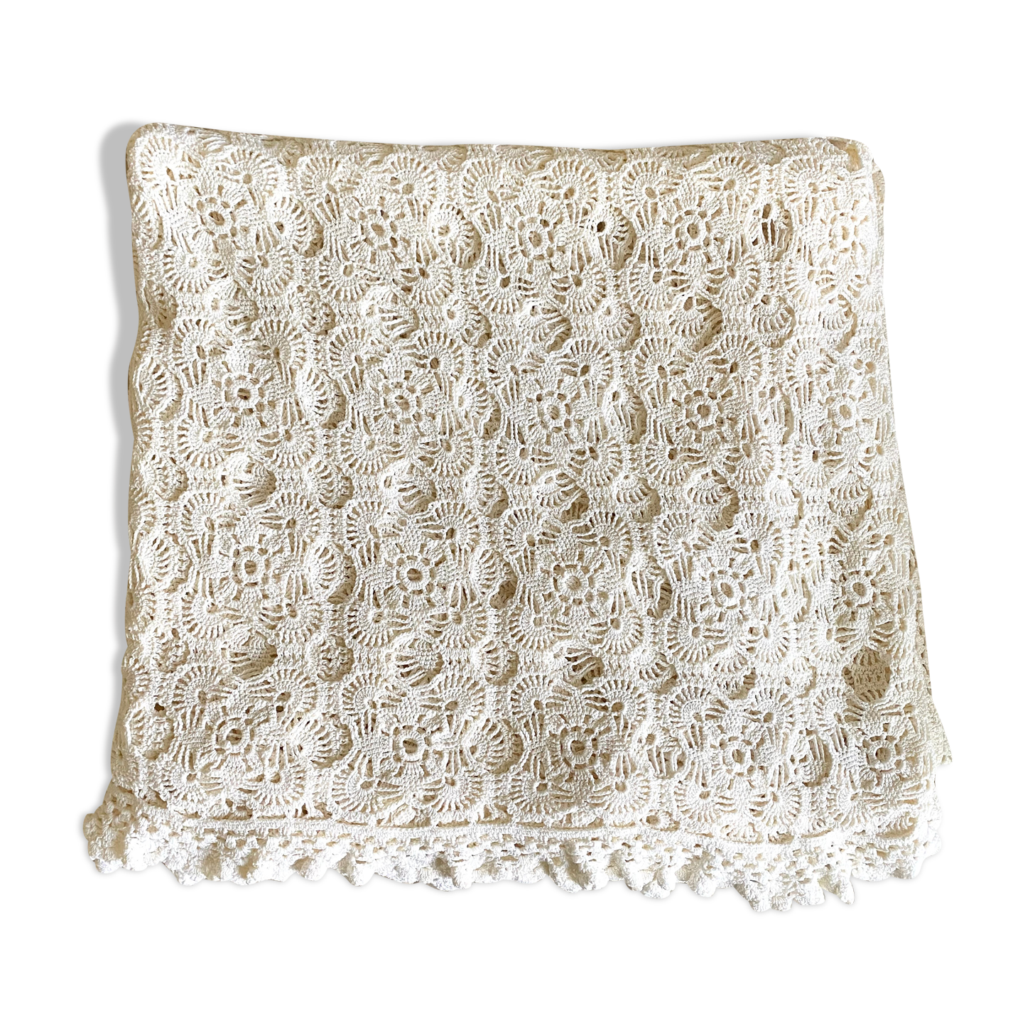 Bohemian crochet bed top