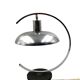 Lampe de table chromée moderne du milieu du siècle, à la manière de Mariano Fortuny Italie, années 1970