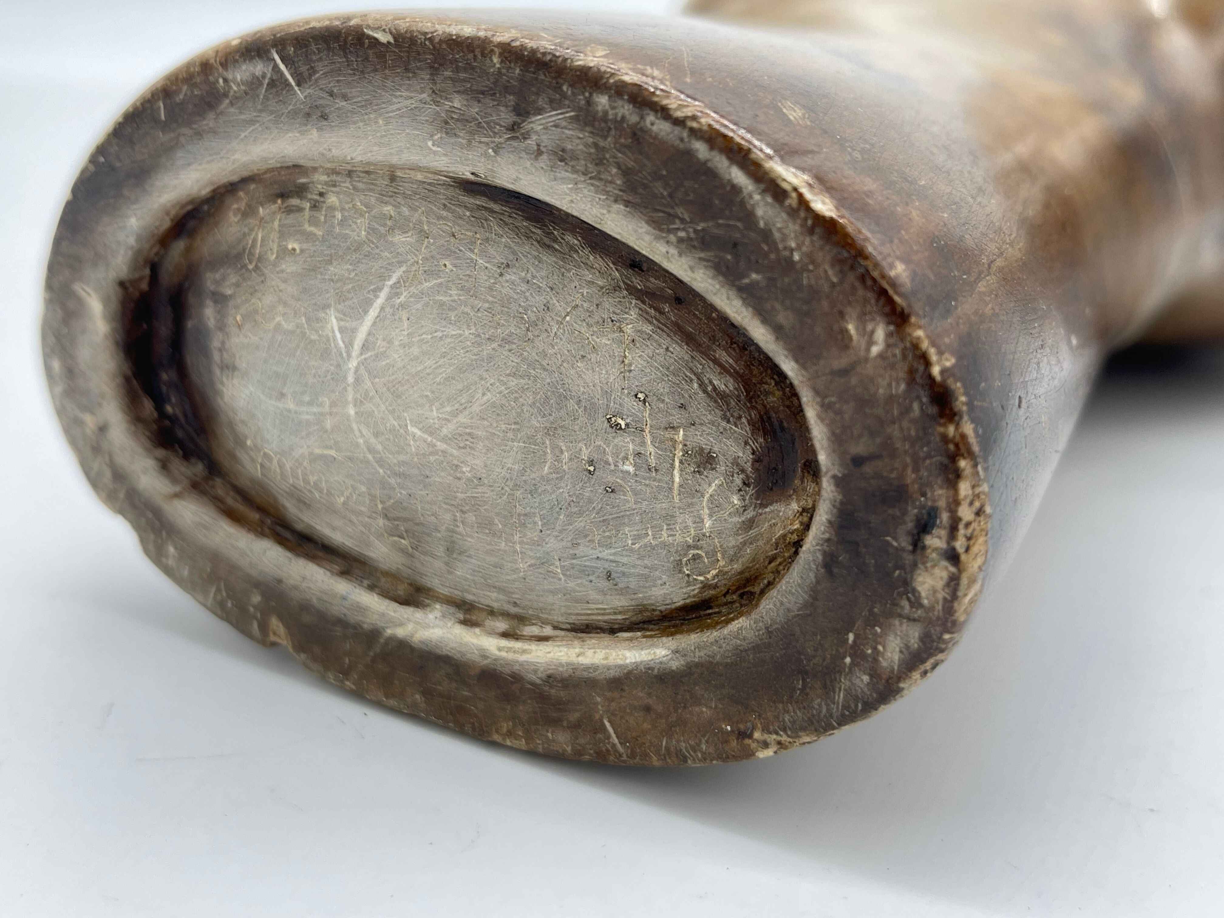 Large sculpture hand / empty pocket plaster 1960 jean Jacques Goma Vibreville