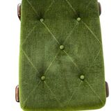 Vintage green step stool / pouf / kitchen step stool
