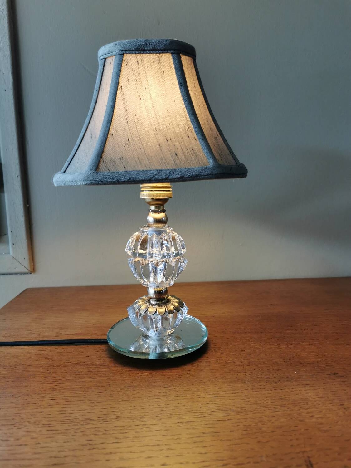 Adnet style art deco lamp base