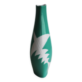 1960s Green Ceramic Vase by Jaroslav Jezek for Royal Dux