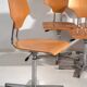 Vintage office chairs (c.1950). Set of 6 office chairs