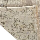 5x9 Rug For Living Room Gray Blue Handmade Wool Antique Turkish Rug, 156x264Cm