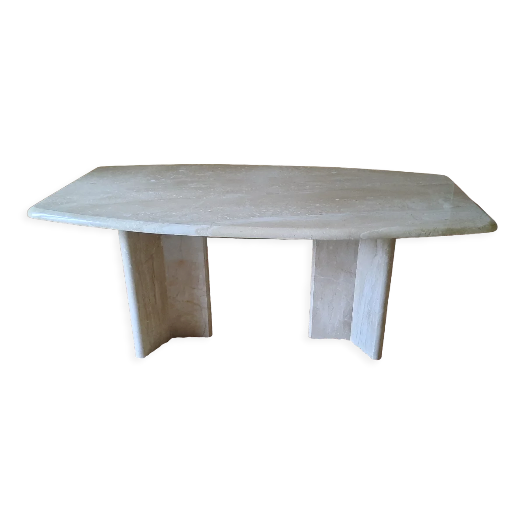 Travertine table