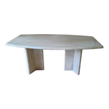 Travertine table