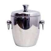 Stainless 1970s ice bucket