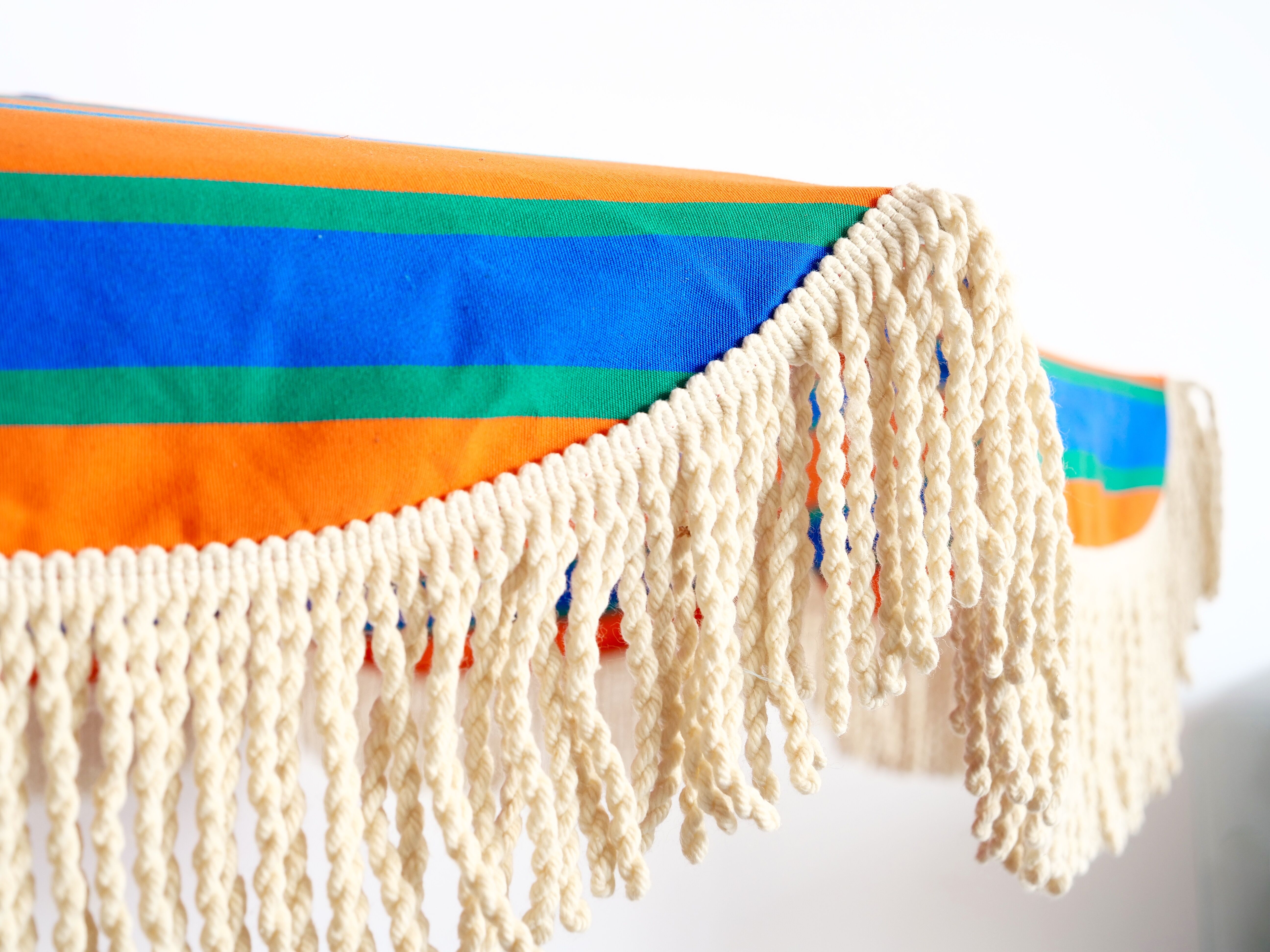 Vintage psychedelic orange umbrella