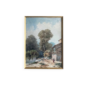 Tableau Aquarelle M. - ferme