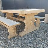 Monastery table with 2 benches