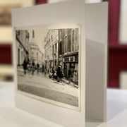 Original silver print - France - Street scene - Circa 1960 - Vintage silver print