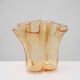 Vase mid century de Pertii Kalioninen, Muurla rose orangé, Finlande