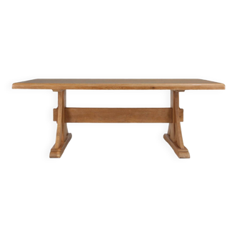 Timeless Mid-century rustic oak table, France, 1950s