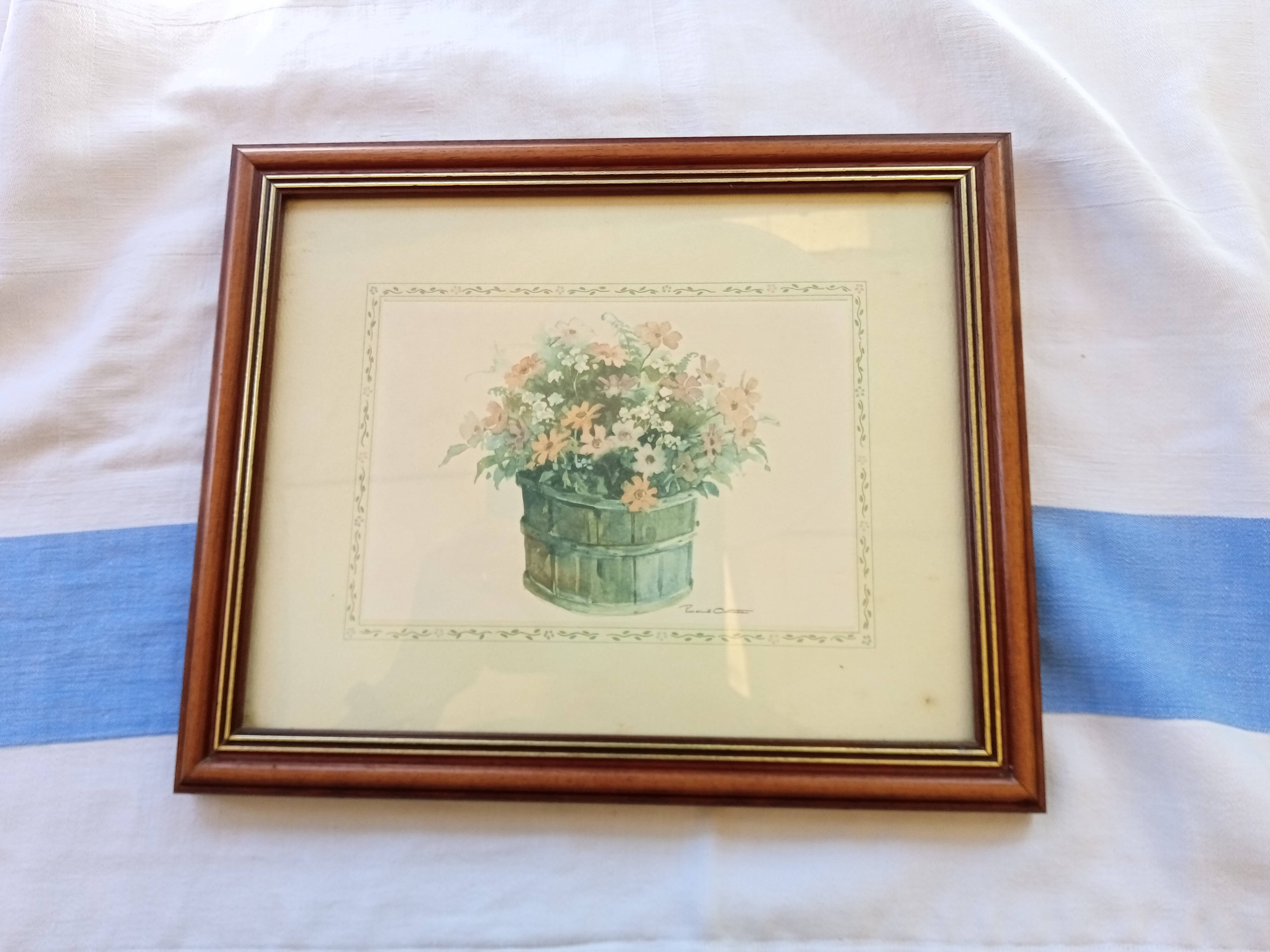 Country bouquet painting