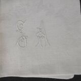 Lot of 4 handmade SA monogram towels