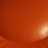 Vintage orange inflatable pouf 70