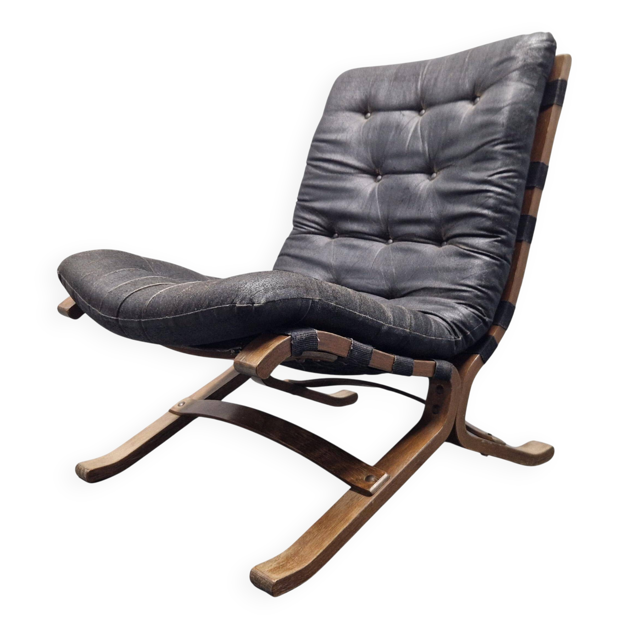 Very rare mid-century lounge chair Siesta, Westnofa, Norway, 1960s