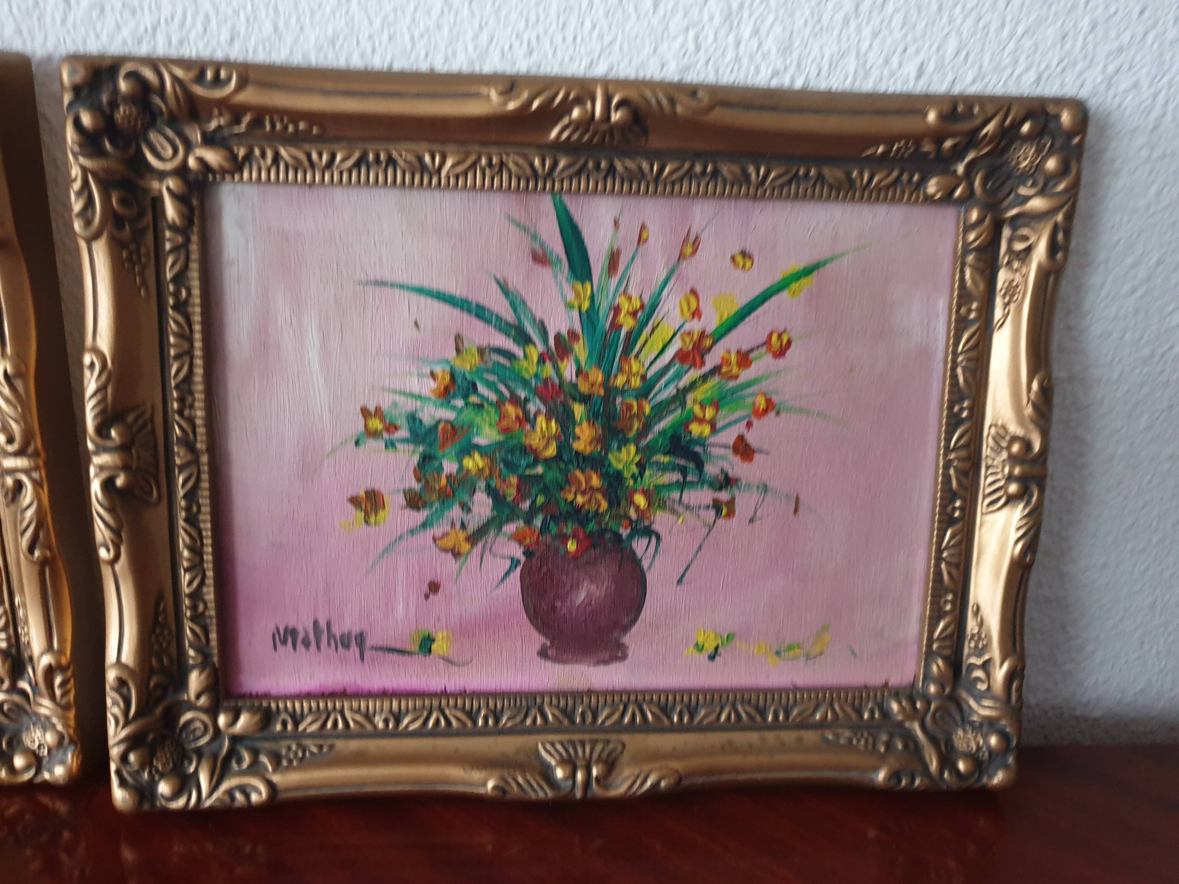 2 peintures nature morte